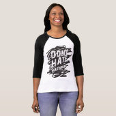 HAAT GEEN Shirt VAN MASTURBATE (Voorkant volledig)