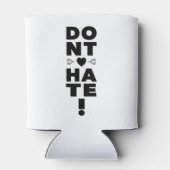 Haat geen ZWARTE geschiedenis Blikjeskoeler (Achterkant)