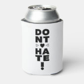 Haat geen ZWARTE geschiedenis Blikjeskoeler (Blikje Achterkant)