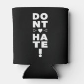 Haat geen ZWARTE geschiedenis Blikjeskoeler (Achterkant)