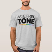 HAAT GRATIS ZONE T-Shirt (Voorkant)