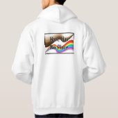 Haat heeft geen plaats hoodie (Achterkant)