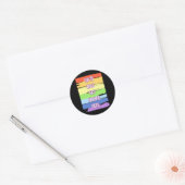 Haat heeft geen thuis hier Sticker (Envelop)