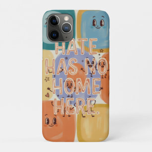 Haat Heeft Hier Geen Thuis Speelse Karakter Kunst Case-Mate iPhone Case