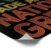 Haat heeft nooit een natie groot gemaakt tegen Tru Poster (Hoek)