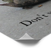 Haat het niet als je de controle verliest poster (Hoek)