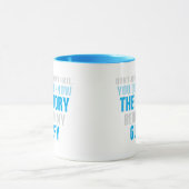 Haat het verhaal achter mijn glorie niet mok (Midden)