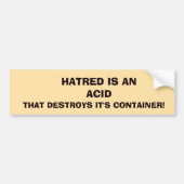 HAAT IS EEN ZUUR BUMPERSTICKER (Voorkant)