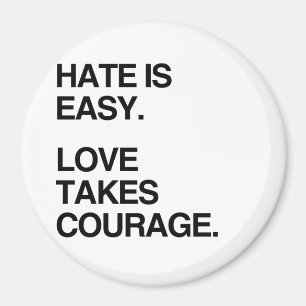 HAAT IS GEMAKKELIJK. LOVE TAKSCOURAGE MAGNEET