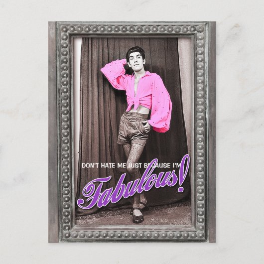 Haat me niet alleen omdat ik geweldig ben [briefka briefkaart (Voorkant)