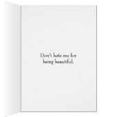 Haat me niet omdat ik mooi ben (Binnen (Rechts))