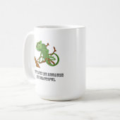 Haat me niet omdat ik mooi ben koffiemok (Voorkant links)