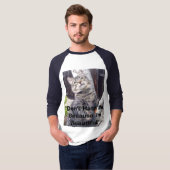 "Haat me niet omdat ik mooi ben!" T-shirt (Voorkant volledig)