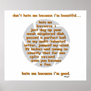 Haat me niet VRIJLYBALL Poster