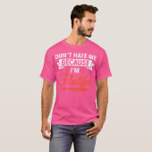 Haat me niet want ik ben fluitist fluitist t-shirt (Voorkant volledig)