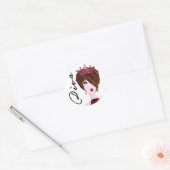 Haat me niet, want ik ben prachtig, verbluffend.. ronde sticker (Envelop)