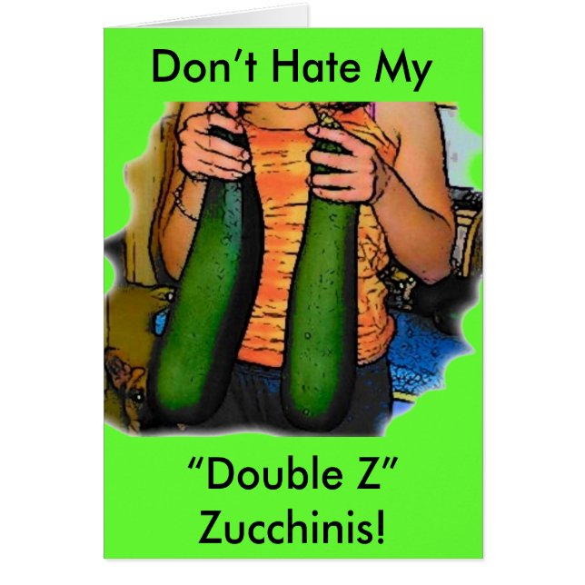 Haat mijn "Dubbele Z" Zucchinis niet! (Voorkant)