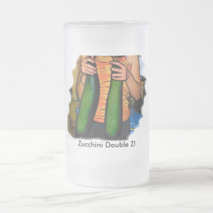 Haat mijn "Dubbele Z" Zucchinis niet! Matglas Bierpul