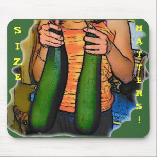 Haat mijn "Dubbele Z" Zucchinis niet! Muismat