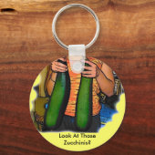 Haat mijn "Dubbele Z" Zucchinis niet! Sleutelhanger (Voorkant)