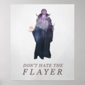 Haat niet de Flayer Illithid Mind Flayer DnD A Poster (Voorkant)