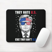 Haat ons, want ze zijn niet de Amerikaanse Donald  Muismat (Met muis)
