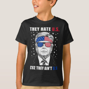 Haat ons, want ze zijn niet de Amerikaanse Donald T-shirt