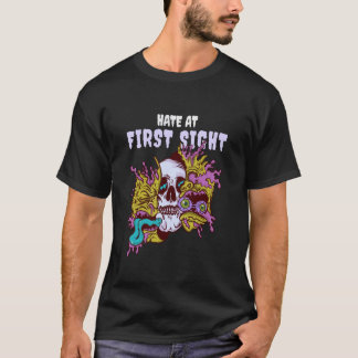 Haat op het Eerste Gezicht (Halloween Grafisch) T-shirt