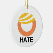 HAAT (Trump) Keramisch Ornament (Rechts)