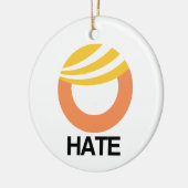 HAAT (Trump) Keramisch Ornament (Links)