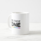 HAAT VRIJE ZONE KOFFIEMOK (Voorkant links)