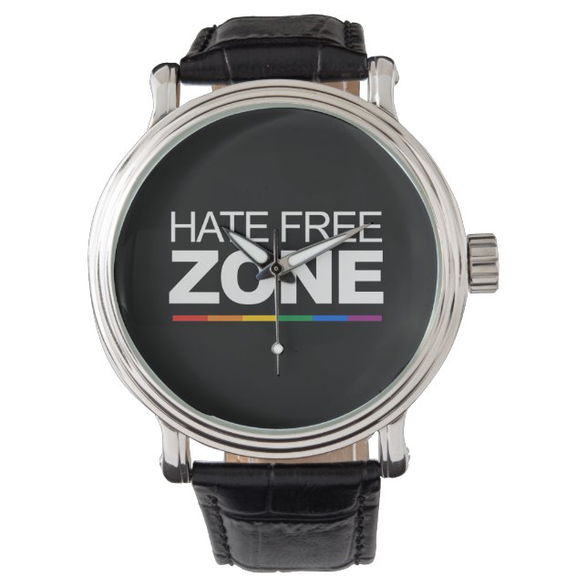 HAAT VRIJE ZONE - .png Horloge (Voorkant)