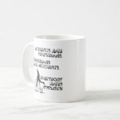 Haat Wielrenners Grappige Mok (Voorkant links)