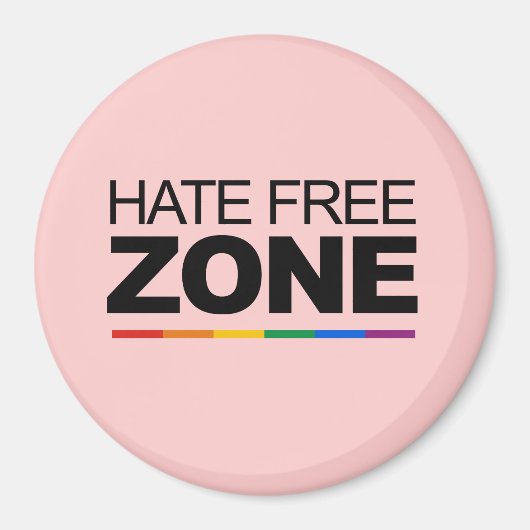 HAATVRIJE ZONE MAGNEET (Voorkant)