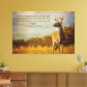 Habakkuk 3:18 Inspirerend Canvas Afdruk (Insitu (Woonkamer))