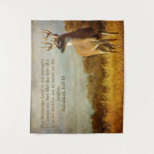 Habakkuk 3:18 Inspirerend Wandkleed (Voorkant)