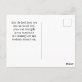 Habakkuk 3:19 Bijbel Verse Deer en Bergen Briefkaart (Achterkant)