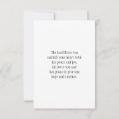 Habakkuk 3:19 Bijbelse Verse Deer Mountains Flat K (Achterkant)