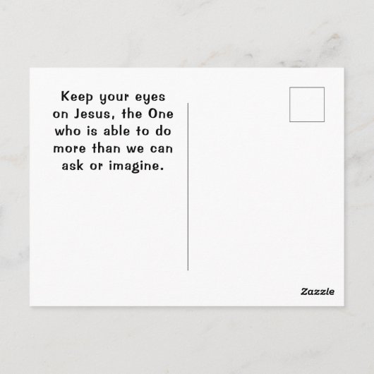 Habakkuk 3:19 Bijbelverse Deer op een berg Briefkaart (Achterkant)