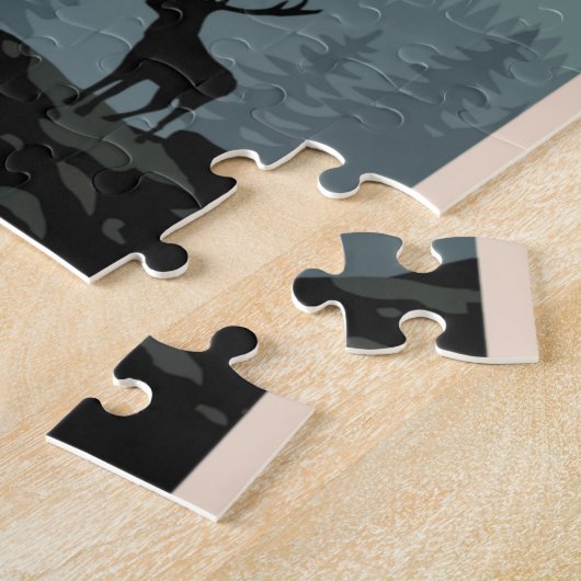 Habakkuk 3:19 Loop op de Bijbelverse Hoogten Legpuzzel (Zijkant)