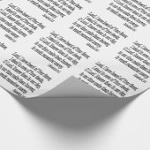 Habakkuk 3:2 vierkant cadeaupapier (Hoek)