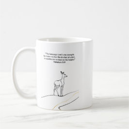 Habakuk 3:19 Christelijke mok | Geschenk voor gelo