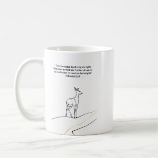 Habakuk 3:19 Christelijke mok | Geschenk voor gelo