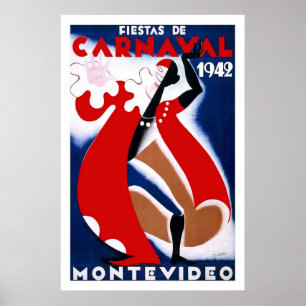 Habana Carnaval Havana Carnival 1942 Poster