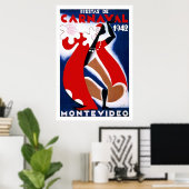 Habana Carnaval Havana Carnival 1942 Poster (Thuiskantoor)