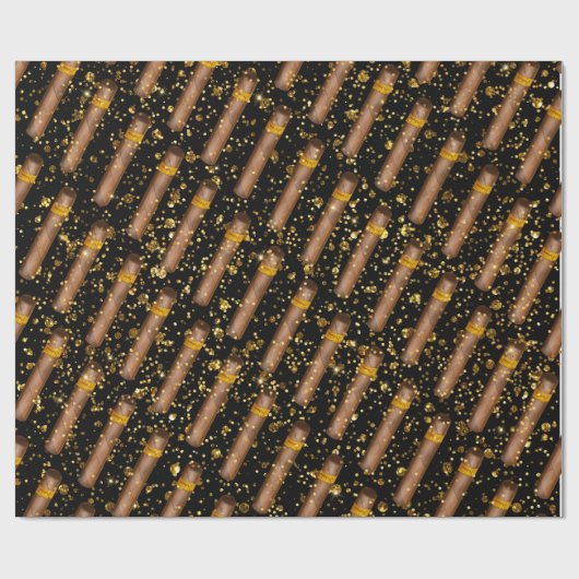 Habana Cigar Luxury Vip Cuban Gold Cadeaupapier (Vlak)