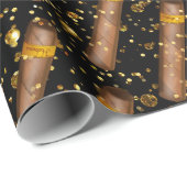 Habana Cigar Luxury Vip Cuban Gold Cadeaupapier (Rol Hoek)