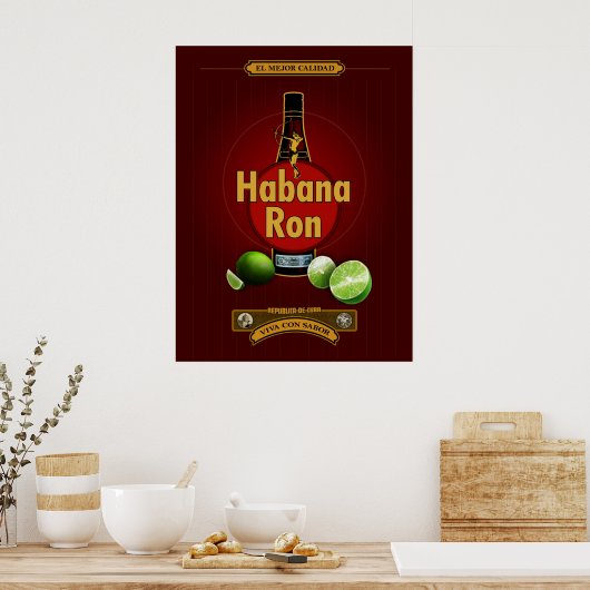 Habana Ron Poster (Keuken)