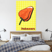Habanero Chili Pepper Canvas Art Afdruk (Insitu (Slaapkamer))