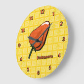 Habanero Chili Pepper Clock Grote Klok (Hoek)